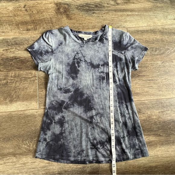 Johnny Was Calme Womens Navy Blue Tie Dye O15421-6 Parker Layering Tee Shirt S - Picture 9 of 10